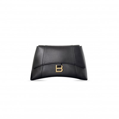 BALENCIAGA DOWN TOWN SHOULDER BAG IN BLACK 7364732ARBZ1000 (30*17.3*9.9cm)